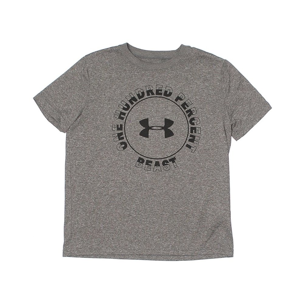 Under Armour grey one hundred percent beast Tee
